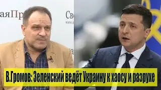 В Громов: Зеленский ведёт Украину к хаосу и разрухе