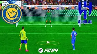 AL NASSR VS AL HILAL ! FIFA 24 ! RONALDO VS MESSI ! MBAPPE VS NEYMAR ! PENALTY SHOOTOUT ! FINAL