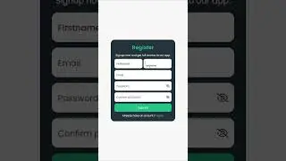 How To Create Registration Form Using HTML CSS & JavaScript