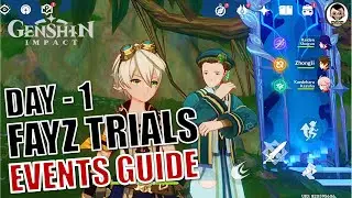 [420 Primogems] Fayz Trials Event Guide | Genshin Impact