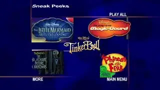 Sneak Peeks Menu to WALL-E Live! 2008 DVD (what if?!)