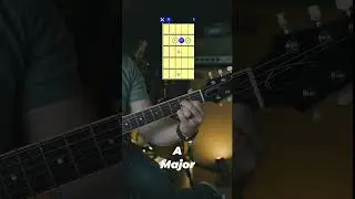 A Major Chord 🎸 #guitarlesson #guitarchords