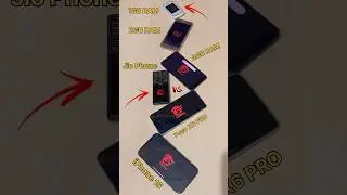 1GB RAM 😈 vs Jio Phone vs iPhone 15 vs Poco X6 PRO vs 4GB RAM - FREEFIRE TEST 