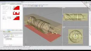 RhinoCAM 2015 4 Axis Milling Introduction