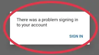 there was problem sign in to your account, How to remove this account