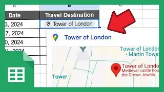 Google Sheets Tutorial: Add an Interactive Destination with Google Maps