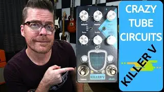 Crazy Tube Circuits KILLER V Magnatone style overdive + vibrato pedal.