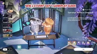 Honkai Star Rail Operation Memoria Snapshot : New 2.4 Event Day 1 Gameplay Guide