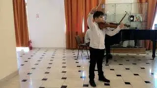 Titea Fabian Andrei, 8 years. Fiorillo nr. 28/ Accolay, Concerto no. 1,in A minor.