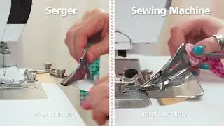 Binding with a Serger and Sewing Machine | Made to Create