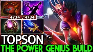 TOPSON [Queen of Pain] The Power Genius Build No Mercy Dota 2