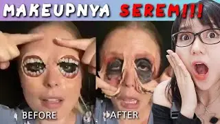 MAKE UP PALING SERAM !! NGERI BANGET - CREEPY MAKE UP REACTION