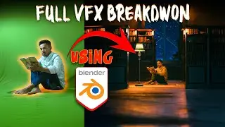 How To Create Green Screen VFX Using Blender | Blender Tutorial | Green screen Tutorial