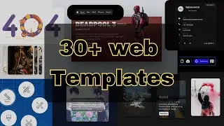 30+web Templates | Creative HTML, CSS, and JavaScript Projects for Beginners to Advanced