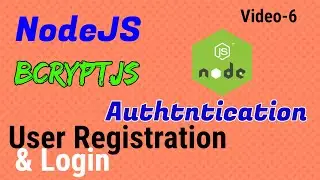 Video6: Node password encryption using bcryptJS