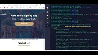 How to Run Sample E-commerce Application in Linux with Mariadb & Apache