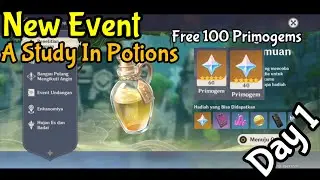 Speedrun A Study In Potions New Event Gameplay Guide Day 1 - Genshin Impact