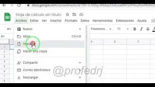 Cargar archivos CSV en Hojas de Cálculo de Google (Google Sheets)