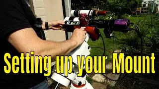 How to set up your Equatorial mount for Astrophotography - HEQ5