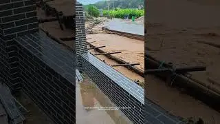 If These Bamboo Structures Blocked The Bridge, The Situation Would Be Worse !