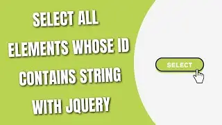 Select All Elements Whose Id Contains String with jQuery [HowToCodeSchool.com]