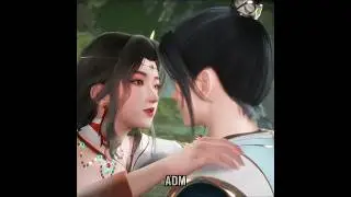 Xiao tian and liu yan's first kiss || Lingwu Continent || #shorts #shortsfeed #donghua