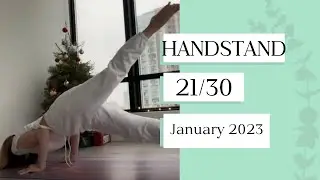 Handstand Day 21/30 challenge January 2023 | Yoga With Olga Puchkova