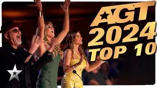 Americas Got Talent 2024: Top 10 BEST Auditions!