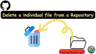 how to delete individual file from github repository.