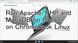 Run Apache, PHP and MariaDB on Docker on Chromebook Linux