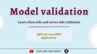 Model validation in asp.net core MVC | Asp.net core MVC | Client side and server side validation