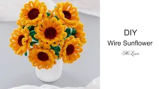 🌻 ПОДСОЛНУХИ 🌻 WIRE SUNFLOWERS 🌻