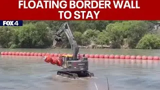 Texas floating border wall to stay in Rio Grande after federal court reversal