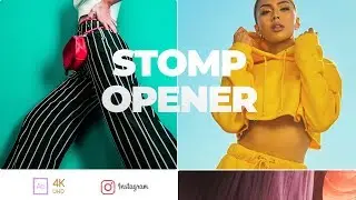 Dynamic Stomp Opener - After Effects Template