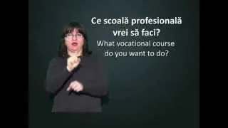 What Vocational Course Do You Want To Do? / Ce şcoală profesională vrei să faci?