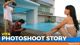 VITA di Behind the Scenes Photoshoot - Male Indonesia | Model Seksi Indo