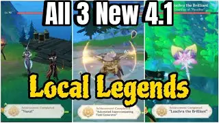 New 4.1 3 Local Legends Locations and achievements Guide Genshin Impact