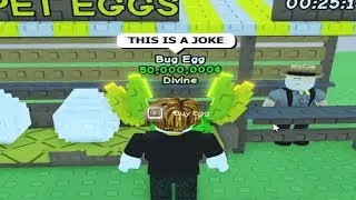 Exotic bug egg is a big joke | Grow a Garden
