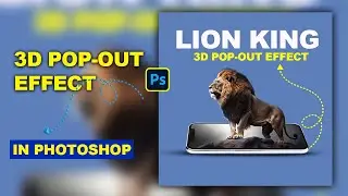 Photoshop Tutorial | How To Create 3D Pop Out Effect