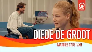 MATTIE in ROLSTOEL: TENNISBALLEN DOELWIT // Matties Care-van