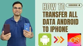 (Hindi) How to transfer all data android to iphone using move to ios including whatsapp 100% working