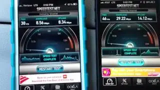iPhone 5: AT&T vs Verizon 4G LTE Speed Test
