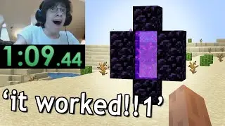 Fake Minecraft Speedruns Be Like...