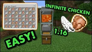 How To Make Automatic Chicken Farm In MCPE Edition|| Make An Automatic Food Farm In 2 Minutes