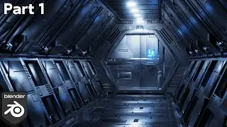 Sci-Fi Airlock Corridor - Part 1 (Blender Intermediate Tutorial)