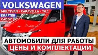 ЧТО ПОЧЁМ? Volkswagen 2023 обзор авто VW Сrafter, VW T6.1 - Transporter, Caravella, Multivan, Caddy