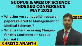 Christo Ananth - Scopus & Web of Science Indexed Conference - May 2023 - ICRETM-2023 - English