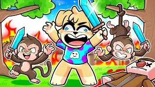 CONTRATE a LOS PEORES MONOS del MUNDO💥⛏🐵MINECRAFT con SOYDANY