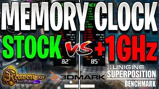 Memory Clock +1000 VS STOCK || Benchmark GPU 3 Apps