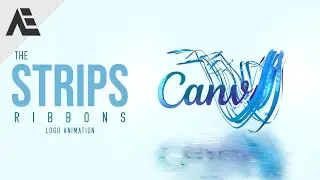 After Effects Tutorial: Strips Ribbons Intro Logo Animation - No Plugin